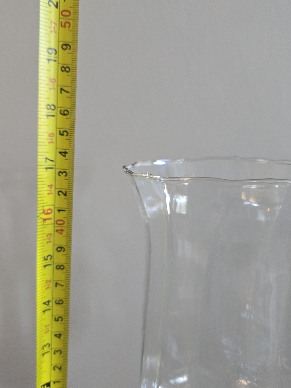 Clear Glass Hurricane Candle Holder with Bronze Metal Base - Picture 3 of 6